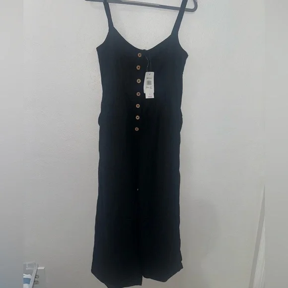 Roxy Womens Soft Landing Ankle Length Strappy Jumpsuit Size M NWT - Picture 2 of 6